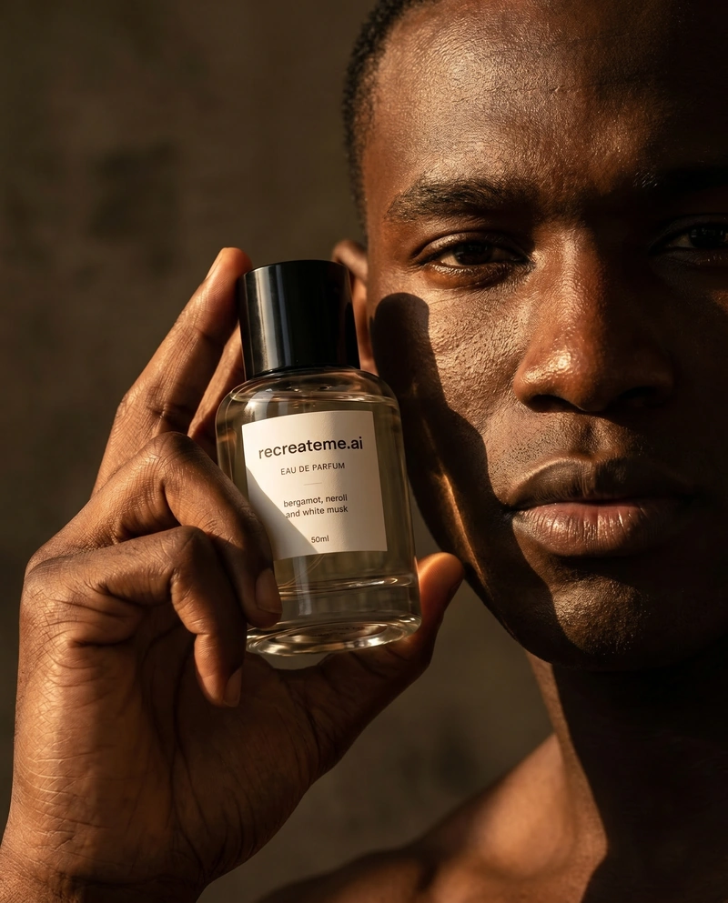Editorial fragrance photography
