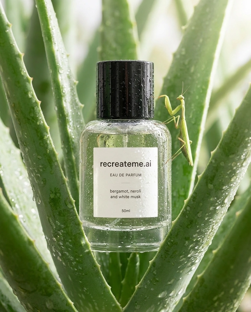 Editorial fragrance photography