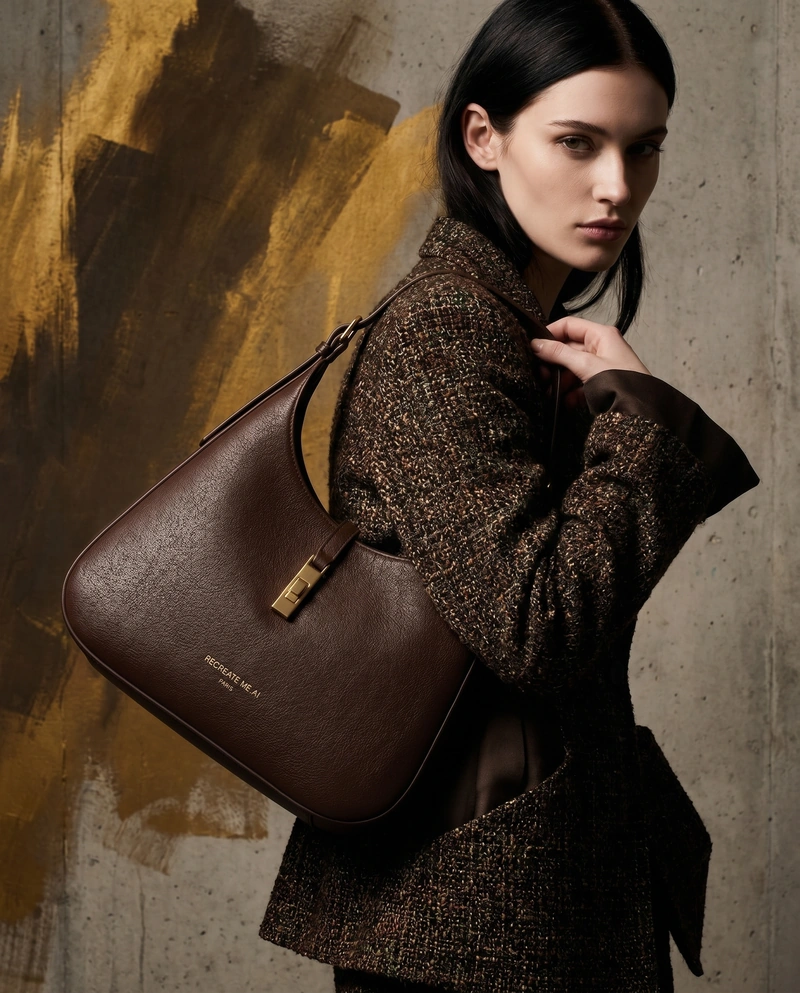 Editorial leather goods photography