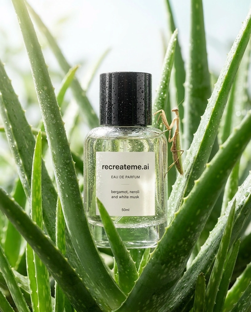 Editorial fragrance photography
