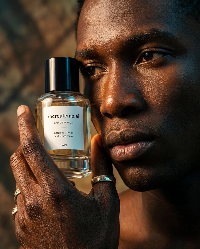Editorial fragrance photography