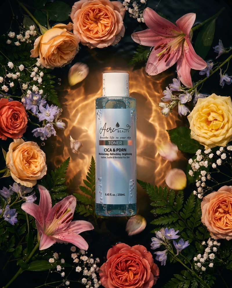 Editorial skincare photography